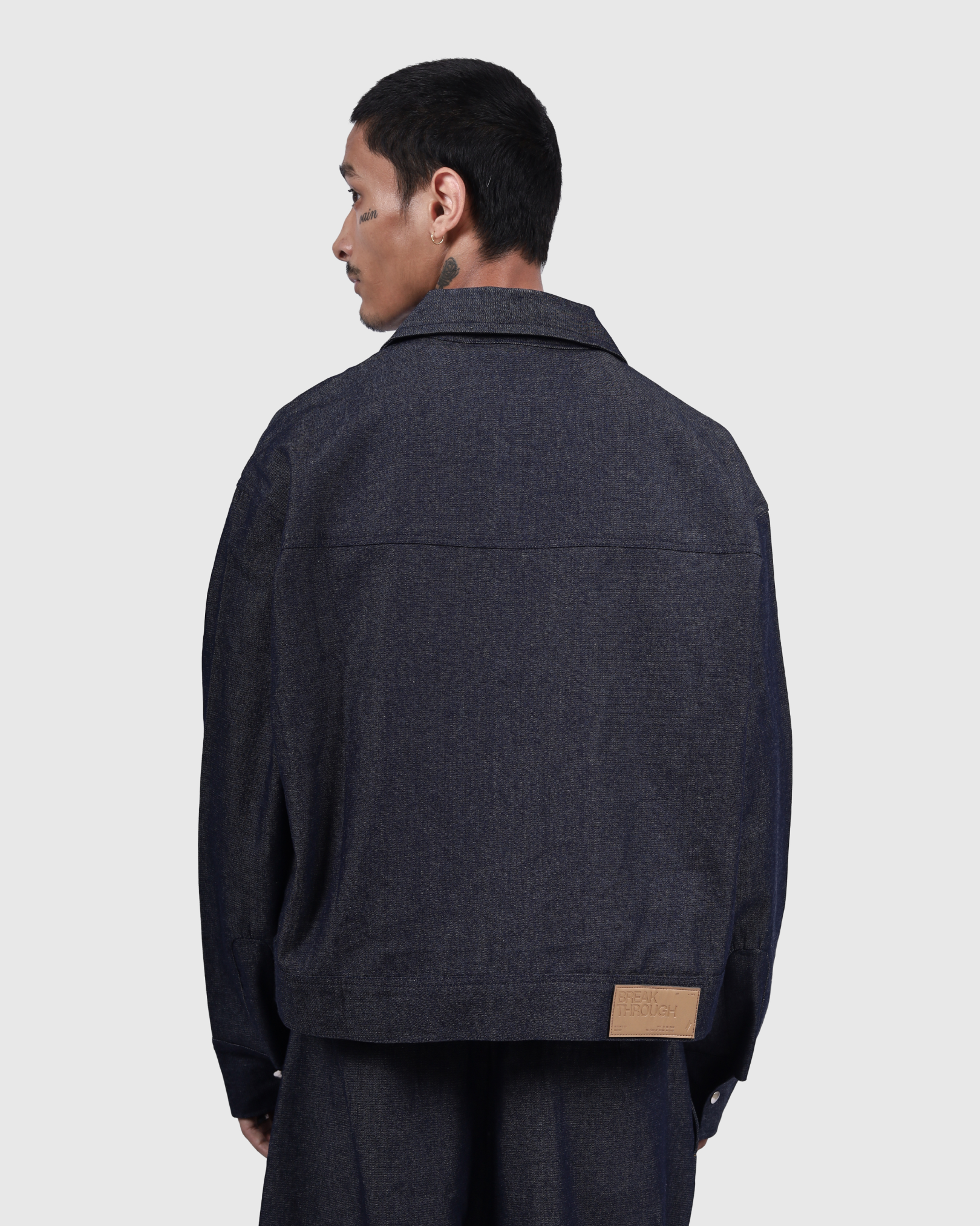 Light Denim Overshirt-3