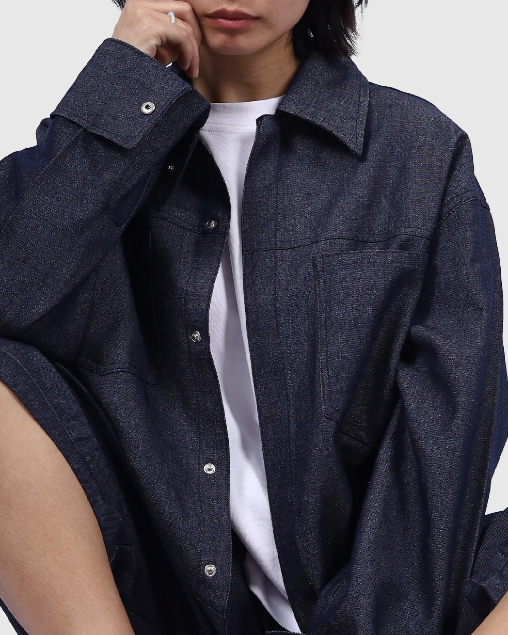 Light Denim Overshirt-8